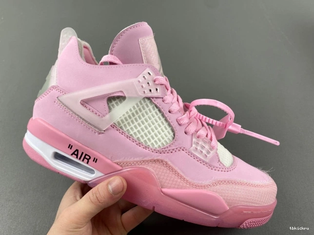 Cheap TBkick 4 X PINK OFF-WHITE JORDAN 0707